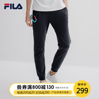 FILA 斐乐官方 男子长裤 2019夏季新款 运动休闲针织长裤男裤 传奇蓝-NV 180/88A/XL