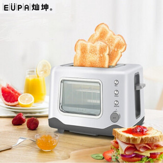 Eupa/灿坤 吐司机家用烤面包机全自动多士炉 TSK-P253BDQ