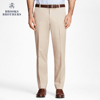 Brooks Brothers/布克兄弟 斜纹棉质长裤 1000046117 2004-米色 3032