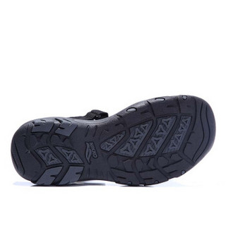 日高（NIKKO） 户外男士防滑沙滩鞋包头护趾运动休闲透气夏季软底凉鞋 新品 BS-540001 001黑色 41