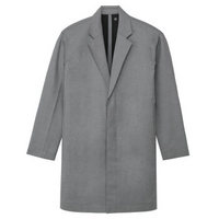 无印良品 MUJI Labo 男式 粘胶纤维混 复合面料大衣 灰色 S