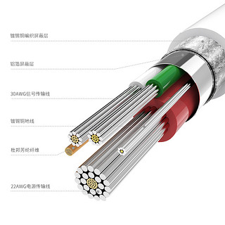  snowkids 苹果 MFi认证数据线 1.2米