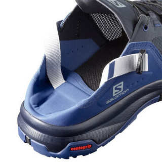 萨洛蒙（Salomon）男款稳定防滑轻便溯溪鞋 涉水凉鞋  TECHAMPHIBIAN 4 19新品 406218藏青色 UK7.5 (41 1/3)