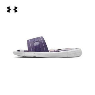 安德玛官方 UA Ignite VIII 女童 运动拖鞋 Under Armour-3021319 紫色102 37.5