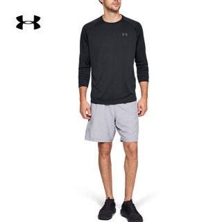 安德玛官方 UA Tech 男子 运动长袖T恤 Under Armour-1328496 黑色001 XL