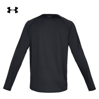 安德玛官方 UA Tech 男子 运动长袖T恤 Under Armour-1328496 黑色001 XL