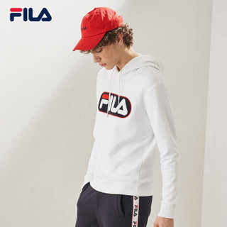 FILA（斐乐）情侣卫衣套装2019春季新款时尚运动针套头衫男女卫衣 男标准白-WT XL