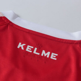 KELME卡尔美运动T恤短袖足球服透气速干球衣K15Z201D 红/白 XL