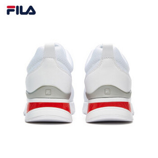 FILA 斐乐官方 女子增高鞋 2019夏季新款休闲运动舒适增高鞋女鞋 白色-WT 38.5
