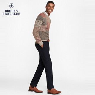 Brooks Brothers/布克兄弟男士绵羊毛超修身休闲裤西裤 4004-藏青色 3232