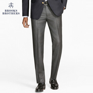 Brooks Brothers/布克兄弟男士美利奴羊毛修身长裤西裤商务通勤 0007-灰色 34RG