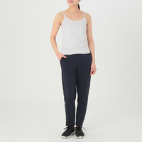 無印良品 MUJI 無印良品  女式 棉弹力吊带衫 白色 S