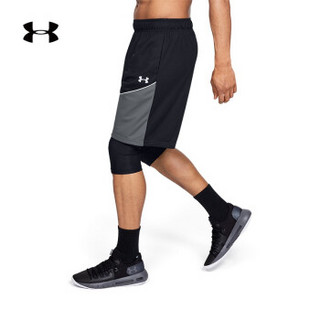 Under Armour 安德玛官方 UA男子 Baseline 10英寸运动短裤-1343004 黑色001 XXL