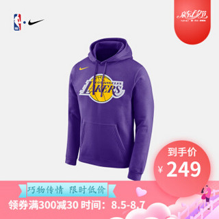 NBA NIKE 洛杉矶湖人 Team Logo Nike 男子 连帽衫 S