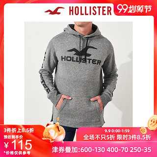 HOLLISTER 221611-1 男士logo款 连帽卫衣