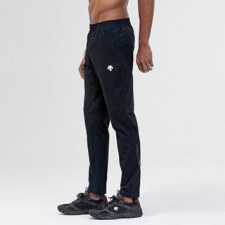 DESCENTE迪桑特男裤 ACTIVE运动版 男子梭织跑步长裤 D9131RPT41 黑色-BK M(170/80A)