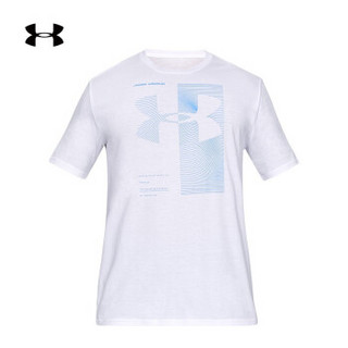 Under Armour 安德玛官方 UA男子Two Tone Logo运动短袖T恤-1329595 白色100 L