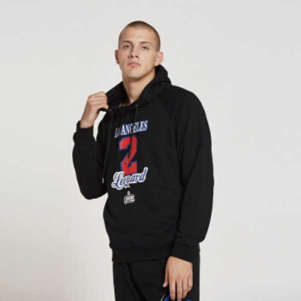 nba秋冬新品 快船队伦纳德 球员专属号码连帽套头运动卫衣连帽衫 图片