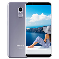 康佳（KONKA）S5全面屏美颜拍照智能手机 3G+32G 特价促销 全网通 双卡双待 浅灰色