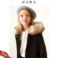 ZARA 06073242800 女童仿皮草外套