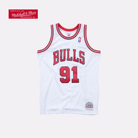 NBA-Mitchell&Ness 复古球衣-SWINGMAN球迷版-公牛队- 丹尼斯·罗德曼 图片色 M