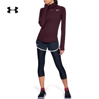 安德玛官方 UA Microthread 女子运动连帽卫衣 Under Armour-1317308 栗色600 XL