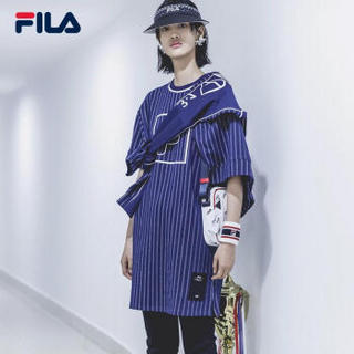 1FILA X 3.1 Phillip Lim 女子连衣裙2019春季新款舒适连衣裙女装 新墨蓝-NV 175/92A/XL