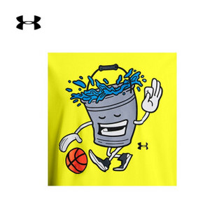 安德玛官方 UA Mr Bucket 男童 运动短袖T恤 Under Armour-1329077 黄色731 童L