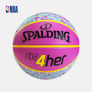 NBA-Spalding 斯伯丁 NBA 4Her 6号 橡胶篮球 83-050Y 图片色