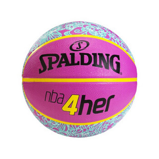 NBA-Spalding 斯伯丁 NBA 4Her 6号 橡胶篮球 83-050Y 图片色