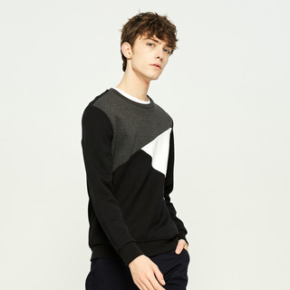 MAXWIN 马威 18173146107 男士拼色卫衣