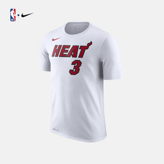 NBA-Nike 热火队 韦德 3号 男子短袖 T恤 图片色 L