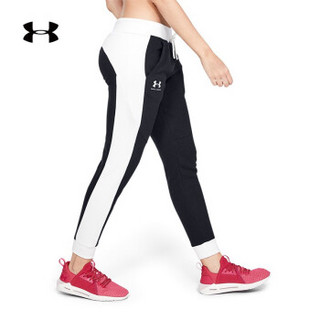 Under Armour 安德玛官方 UA女子 Rival Fleece 运动长裤-1348571 黑色001 XL