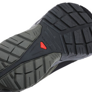 萨洛蒙（Salomon）男款稳定防滑轻便溯溪鞋 涉水凉鞋  TECHAMPHIBIAN 4 406808黑色 UK6.5(40)