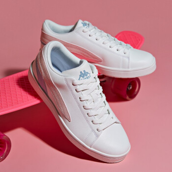 商品kappa卡帕女款运动板鞋休闲轻便小白鞋旅游鞋2019新款|k0965cc54