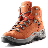LOWA 德国 登山鞋作战靴户外防水徒步鞋RENEGADE GTX进口女款中帮L320946 红色 40