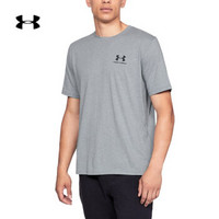 Under Armour 安德玛官方 UA男子 Sportstyle 运动T恤-1326799 灰色036 S