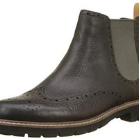 Clarks 其乐 Batcombe Top 男士真皮切尔西短靴 Grey 7UK
