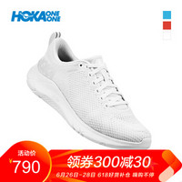 HOKA ONE ONE女琥派训练跑步鞋Hupana Zephyr透气减震轻便健身运动鞋 白色 US 7/ 240mm