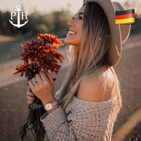 PAULHEWITT德国PH新款复古系列潮流女式时尚腕表皮带款 浪漫裸粉/皮带款