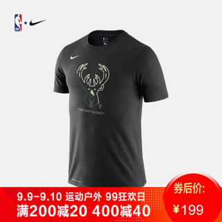 NBA-Nike 密尔沃基雄鹿队 Nike Dri-FIT 男子短袖T恤 AT0428-010 图片色 XL