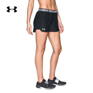 Under Armour 安德玛 UA女子Play Up Short短裤-1292231 黑色002 S