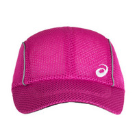 ASICS亚瑟士帽子运动跑步网眼帽男女款鸭舌帽 XXC203-01 粉色 M