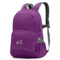 威迪瑞/WindTour 户外新款25L便携可折叠休闲背包 登山包 折叠包 紫色