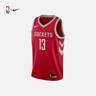 NBA 火箭队哈登 NIKE SW 耐克篮球服球衣男  903993-657 图片色 S