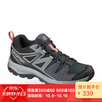 萨洛蒙（Salomon）男女款透气轻便稳定登山徒步鞋 X RADIANT 19新品 406760乌木色【女款】 UK6(39 1/3)