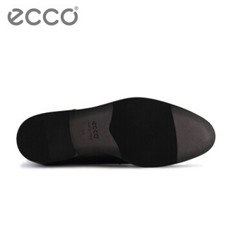 ECCO爱步男士皮鞋 新款商务正装牛皮男鞋 欧文顿 670814 黑色01001 42