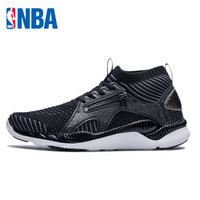 NBA球鞋 男鞋 春季新款篮球运动鞋 透气休闲鞋 鞋子 N1718802 黑/钢灰/月白-1 41
