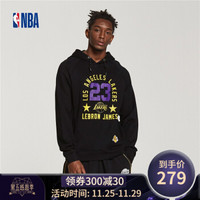 nba湖人詹姆斯秋冬新品卫衣星星系列专属23号套头运动连帽衫 图片色 M