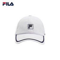 FILA斐乐 R系列高尔夫帽男帽秋季肤透气休闲时尚运动帽男 标准白-WT XS